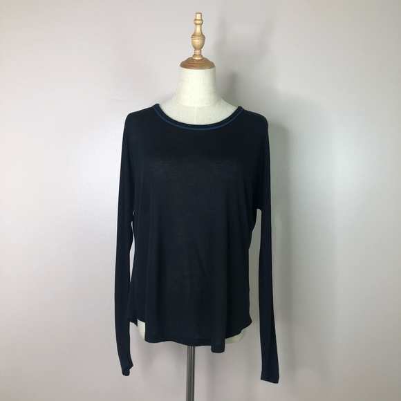 Anthropologie l Akemi + Kin Open Tie Back Shirt S - Picture 2 of 12